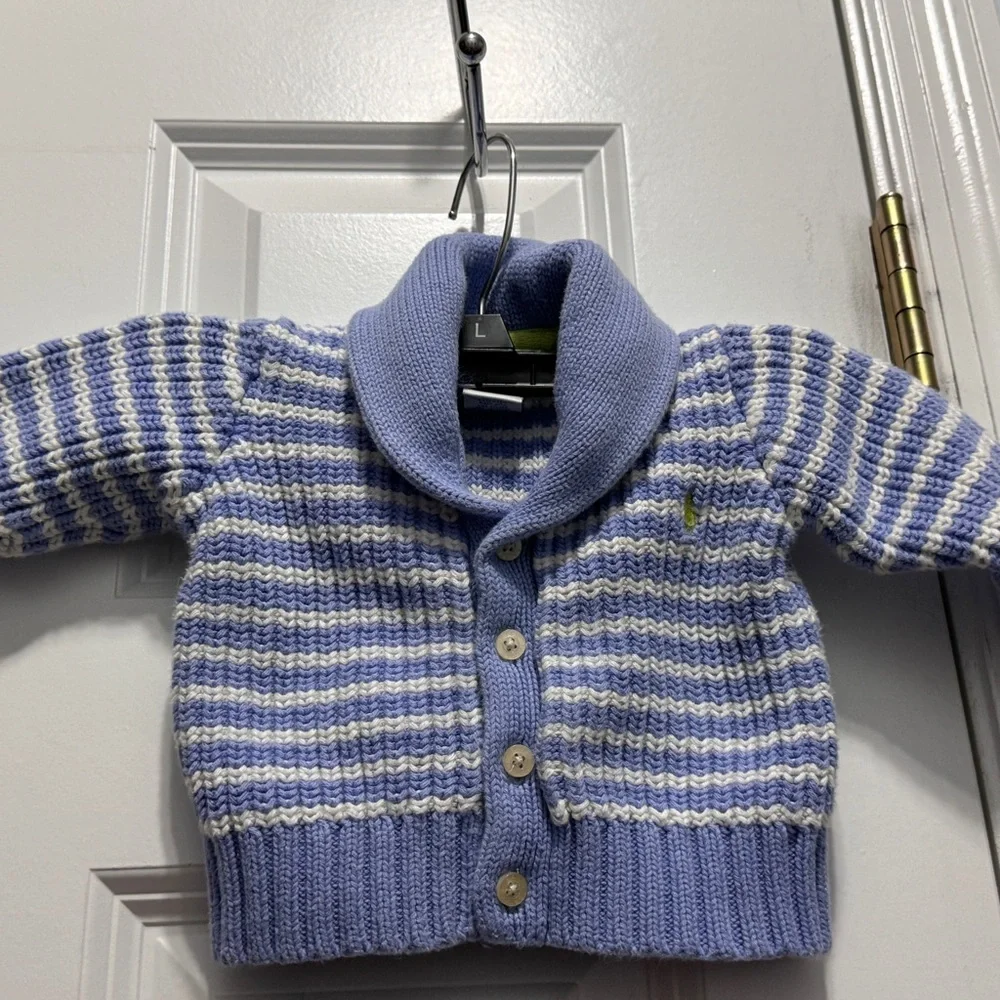 Ralph Lauren 3 months cardigan sweater 100% cotton